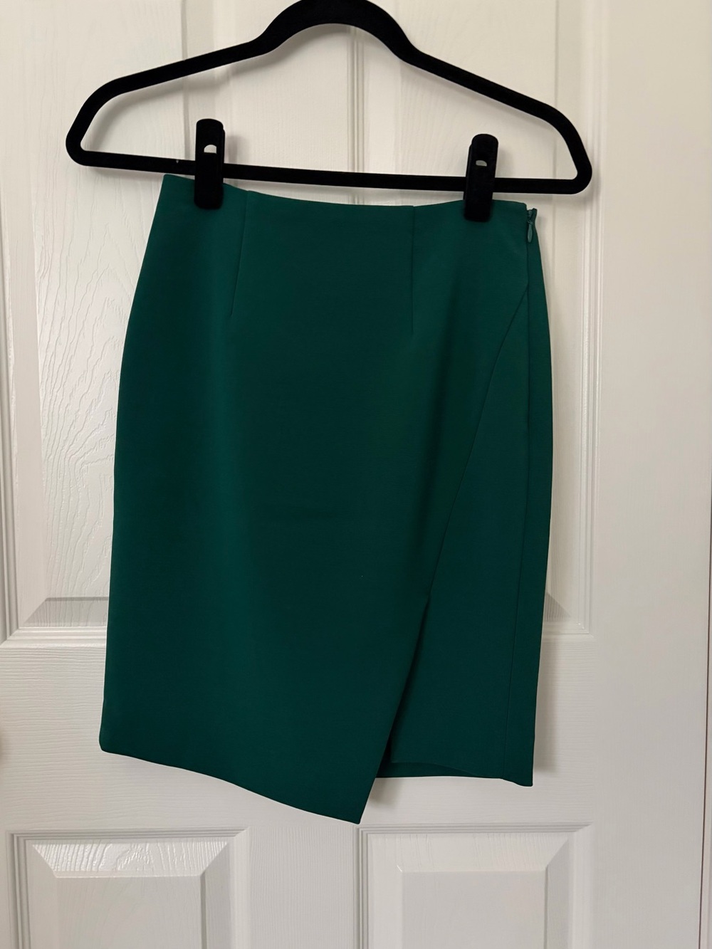 White House Black Market Emerald Green Side Slit Pencil Skirt